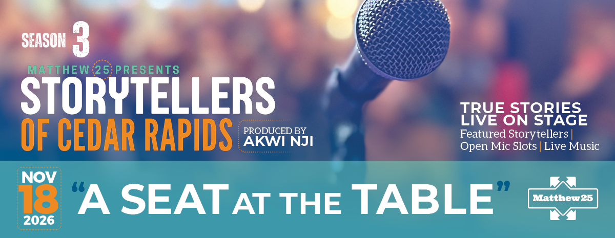 Storytellers of Cedar Rapids - A Seat at the Table